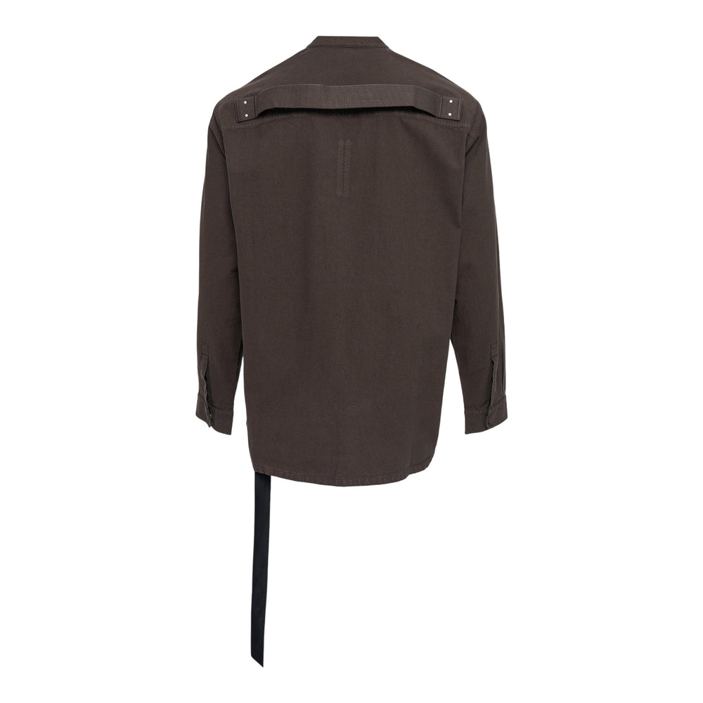 Club21 - Rick Owens DRKSHDW - Ls Larry Jumbo Fogpocket Shirt - SHIRTS - Charcoal