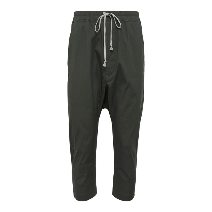 Club21 - Rick Owens - Drawstring Cropped Heavy Cotton - PANTS - Green