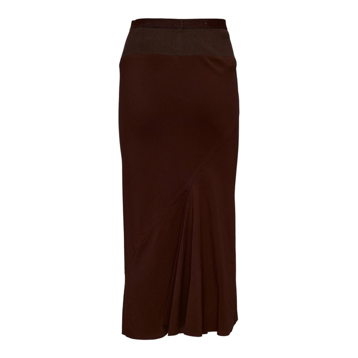 Club21 - Rick Owens - Knee Bias Skirt Cocoon Crepe - SKIRTS - Brown