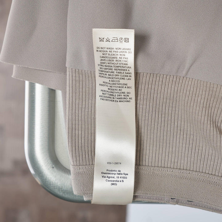 Club21 - Rick Owens - Knee Bias Skirt Heavy Cady - SKIRTS - Light Grey
