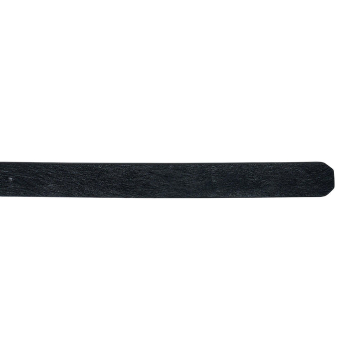 Club21 - Rick Owens - Mini Stooges Belt Unshaved Cow Leather - BELTS - Black