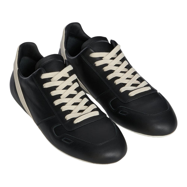 Club21 - Rick Owens - Minimal Sneak Full Grain Cow Leather - SNEAKERS - Black