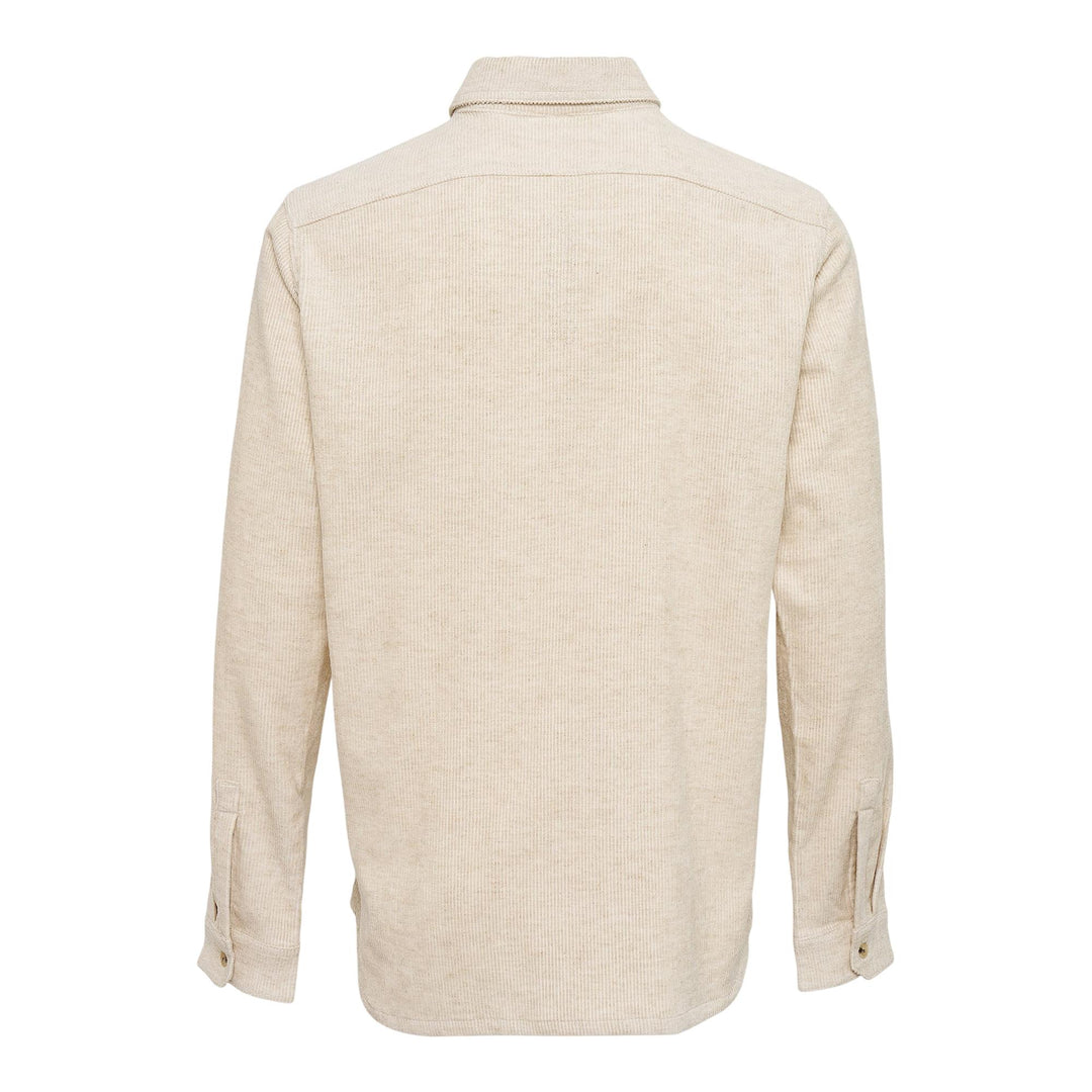 Club21 - Rick Owens - Work Shirt Linen Corduroy - SHIRTS - Natural