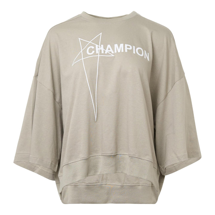 Club21 - Rick Owens x Champion - Champion Tommy T Cropped Jersey - TEES - Beige