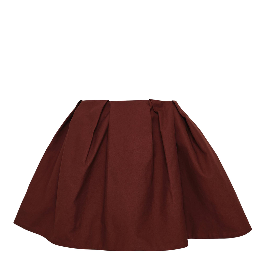 Tucked Short Skirt