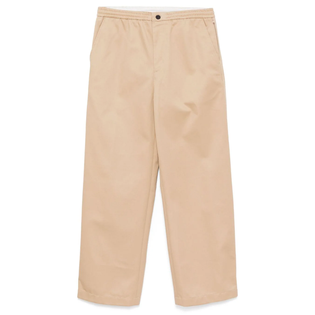 SOLID_HOMME_Elastic_Waist_Cotton_Pants_Beige