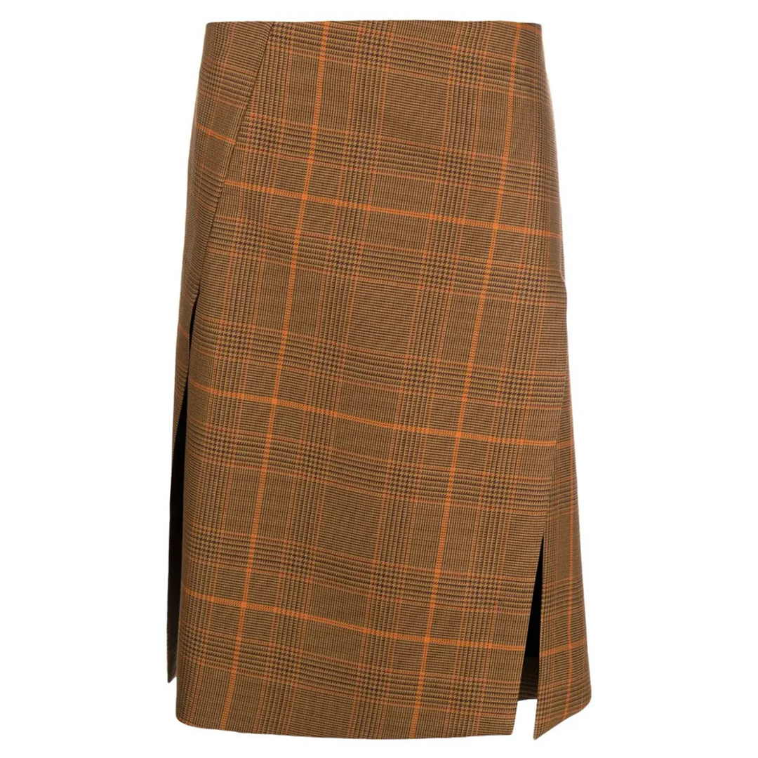 미디 슬릿 스커트