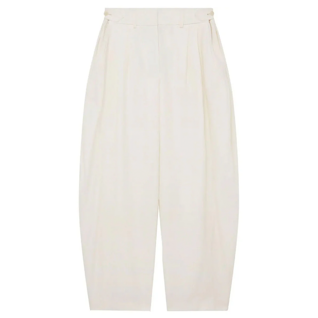 Pleated Wide Leg Trousers