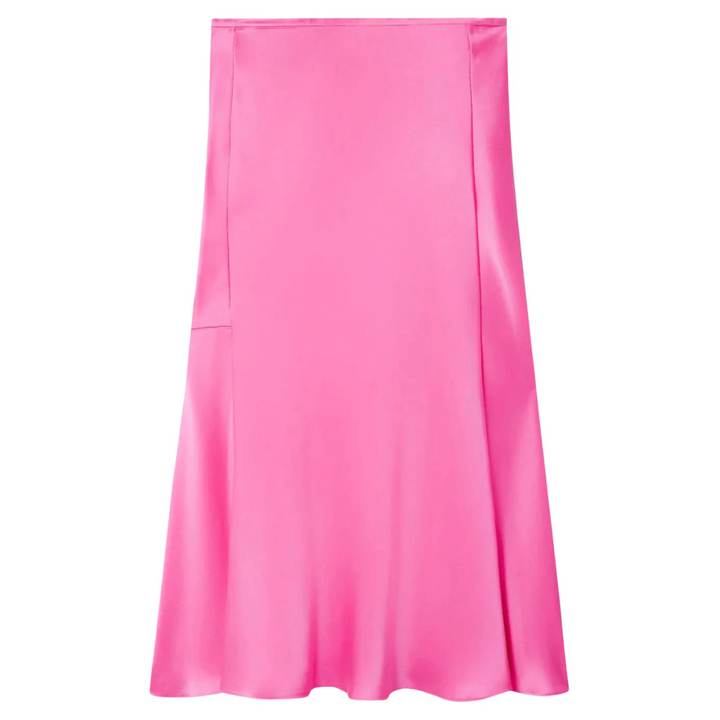 Satin Midi Skirt