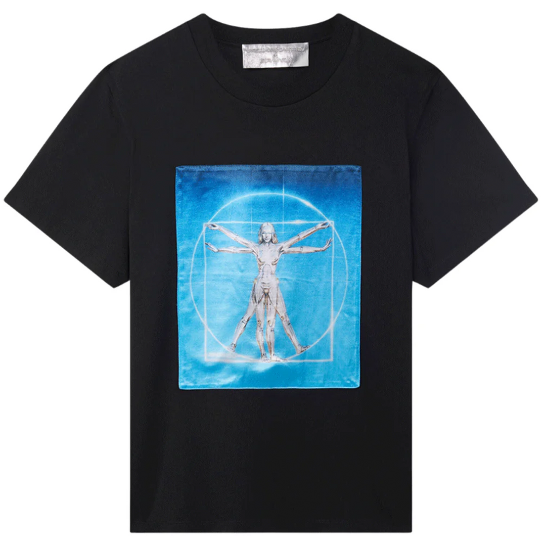 Stella McCartney + Sorayama Vitruvian Woman 오버사이즈 오가닉 코튼 티셔츠