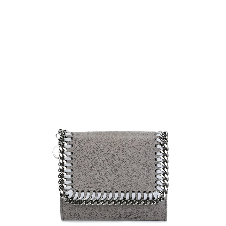 Small Flap Wallet Falabella Shaggy Deer