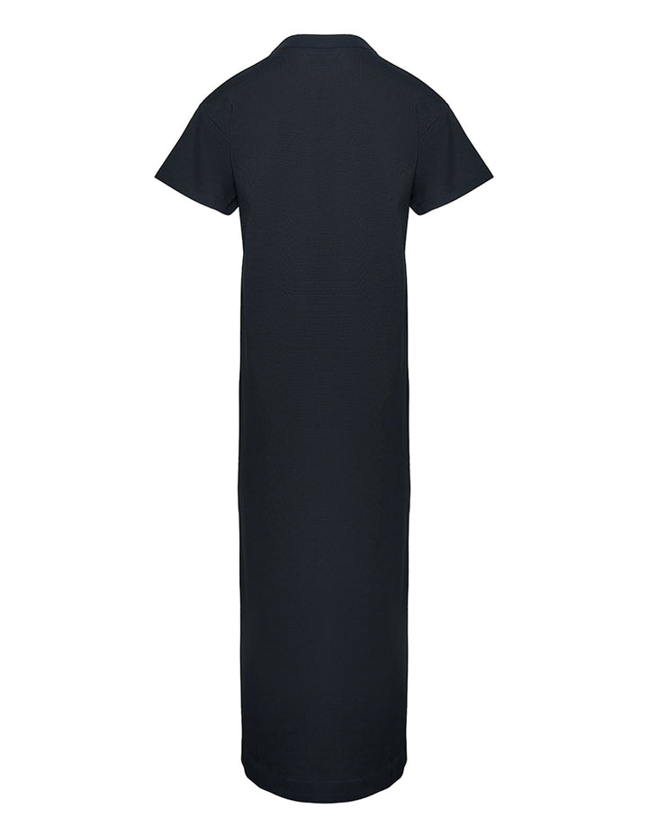 Sacai Cotton Jersey Dress Black 2