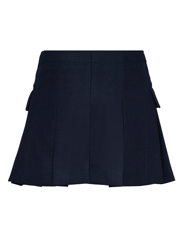 Sacai Wool Melton Shorts Navy 2
