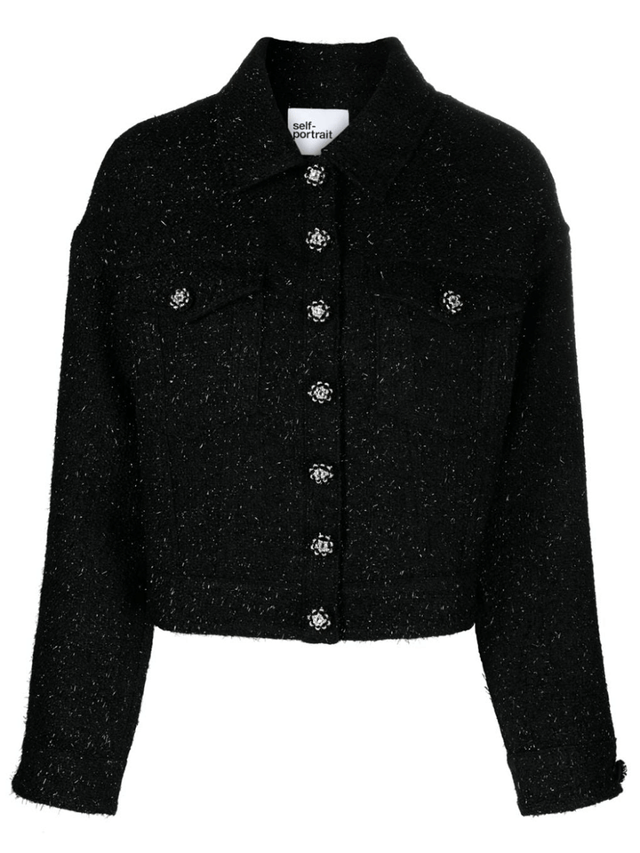 Self-Portrait-Black-Boucle-Oversized-Jacket-Black-1