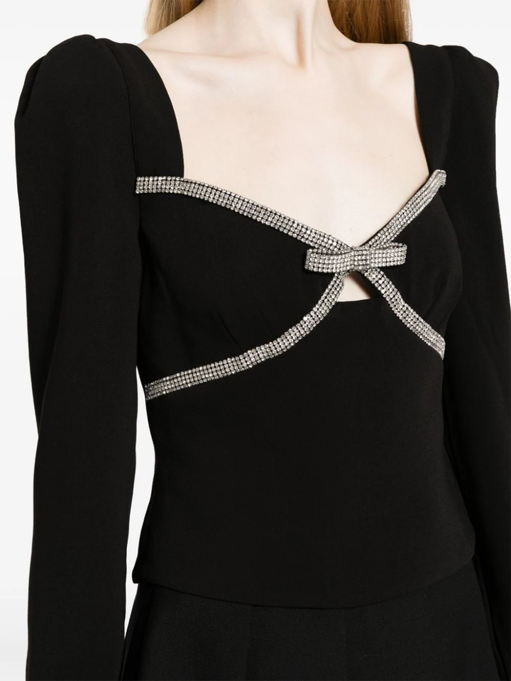 Self-Portrait-Black-Diamante-Bow-Top-Black-5