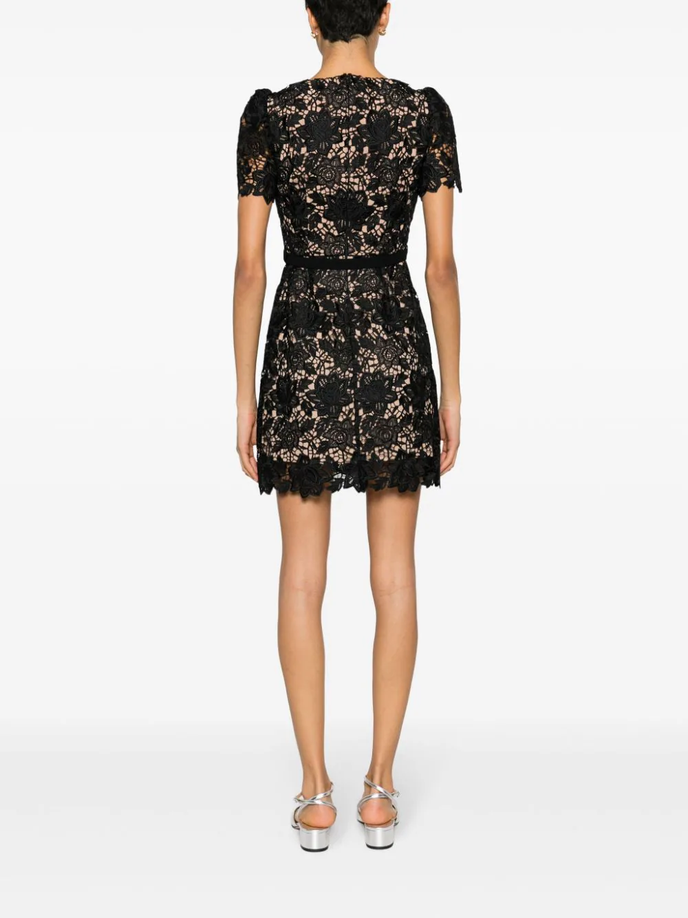 Self-Portrait-Black-Lace-Open-Neck-Mini-Dres-Black-4