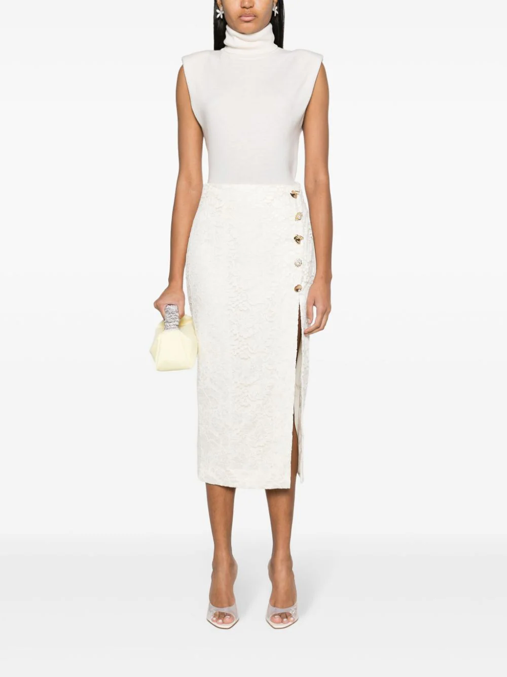 Self-Portrait-Cream-Cord-Lace-Midi-Skirt-White-2