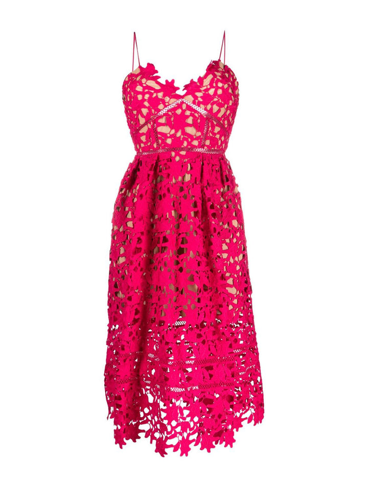     Self-Portrait-Magenta-Azaelea-Midi-Dress-Pink-1