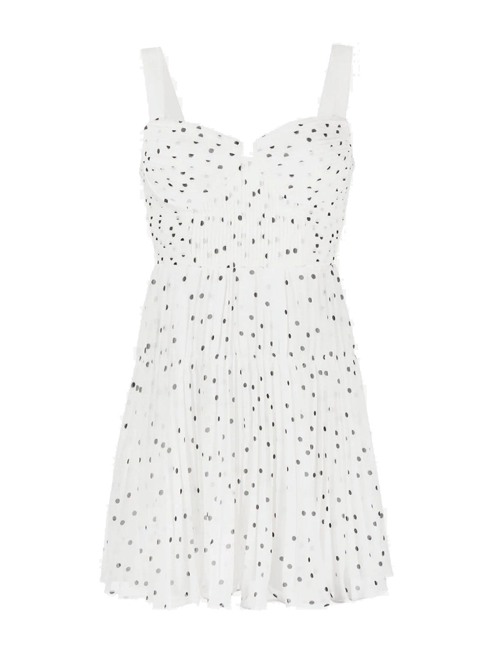        Self-Portrait-Polka-Dot-Chiffon-Mini-Dress-Polka-Dots-1