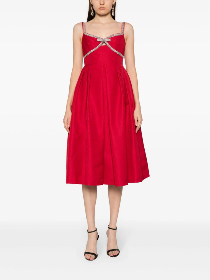 Self-Portrait-Red-Textured-Diamante-Midi-Dress-Red-2