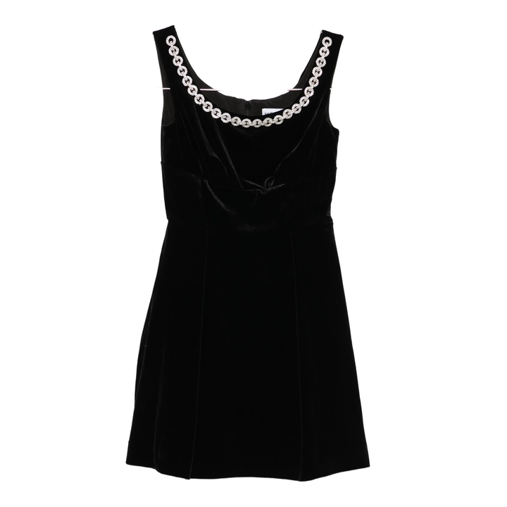 Black Velvet Mini Dress