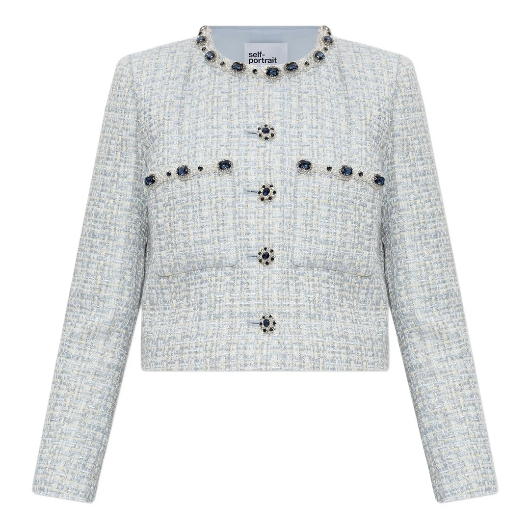 Blue Boucle Jacket