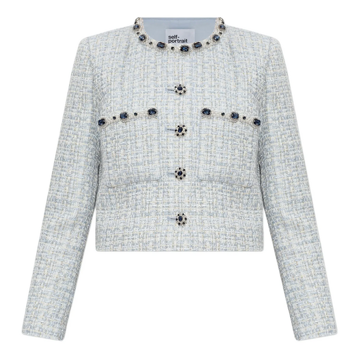 Blue Boucle Jacket