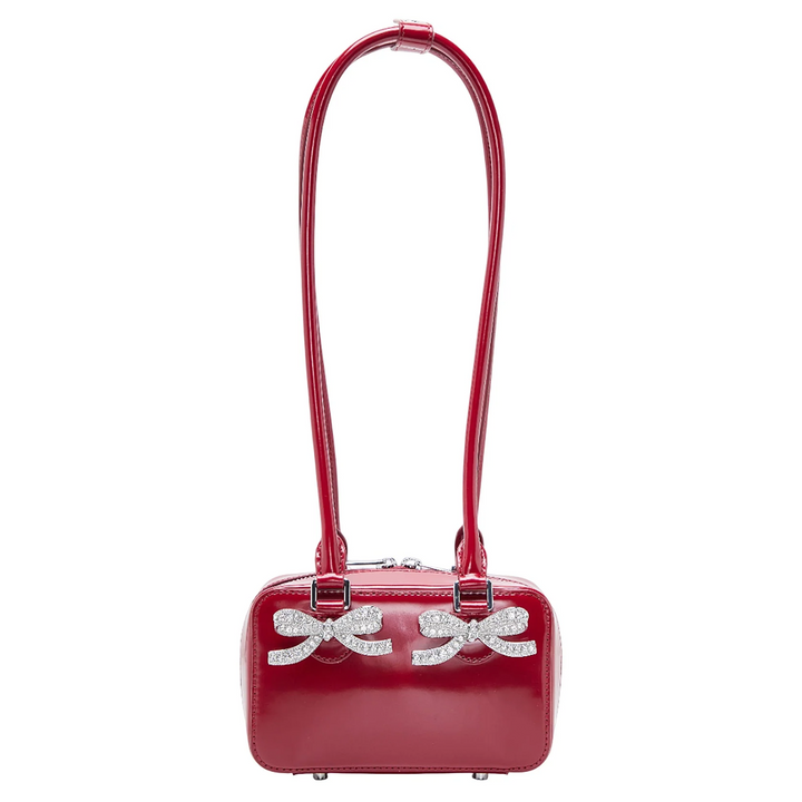 Burgundy Leather Shoulder Bag
