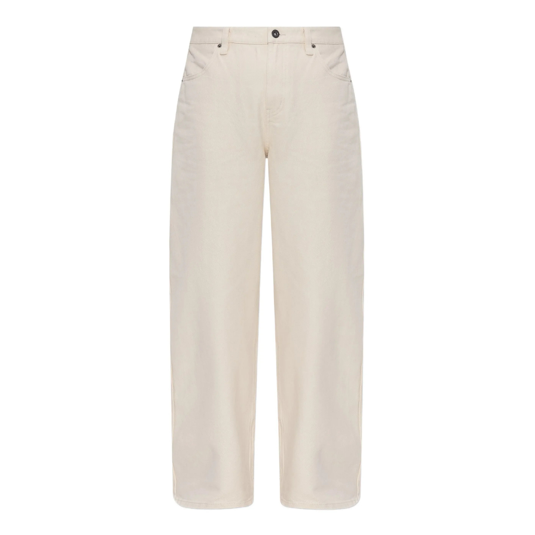Cream Denim Jeans