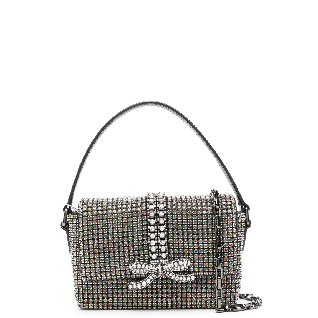 Multi Rhinestone Chainmail Micro Bag
