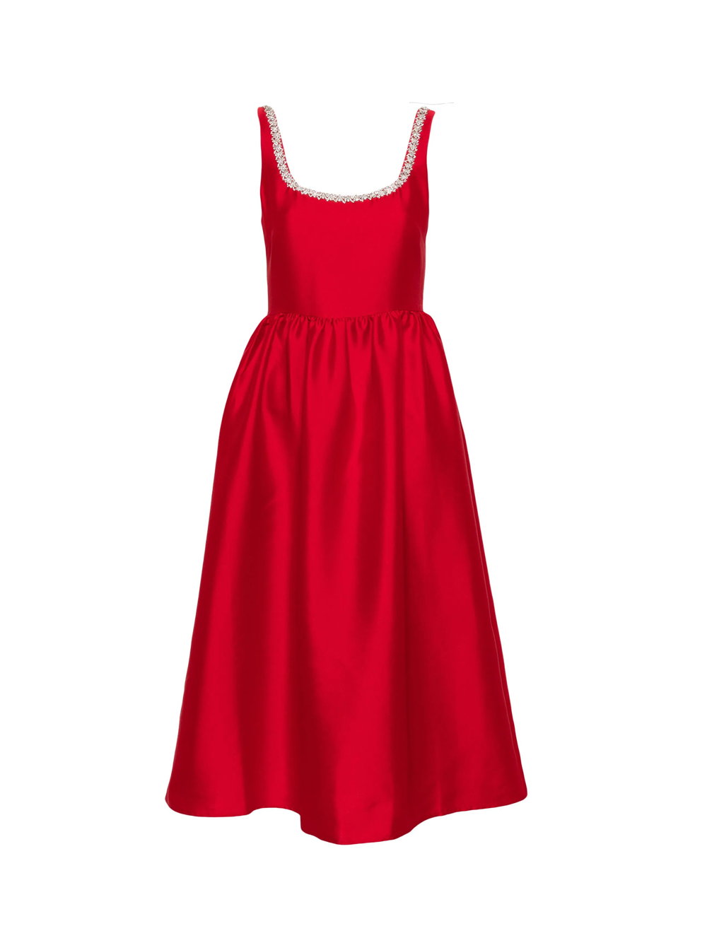 Self-Portrait_Red_Taffeta_Diamante_Midi_Dress_Red