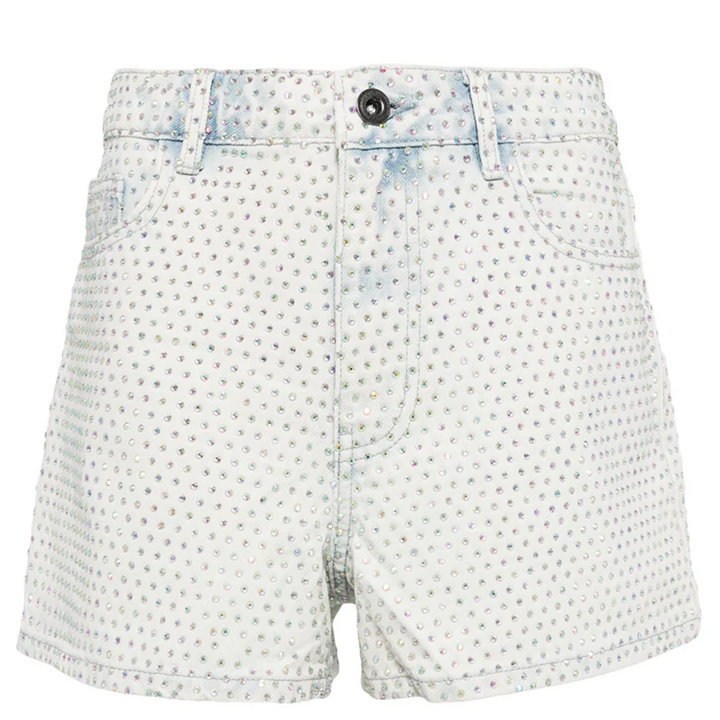 Rhinestone Denim Shorts