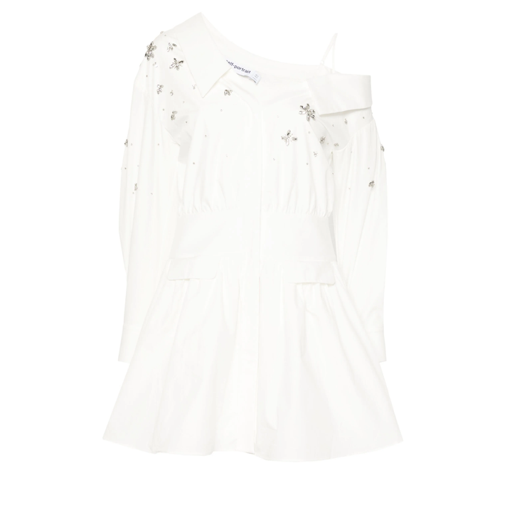 Self-Portrait_White_Cotton_Embellished_Mini_Dress_White
