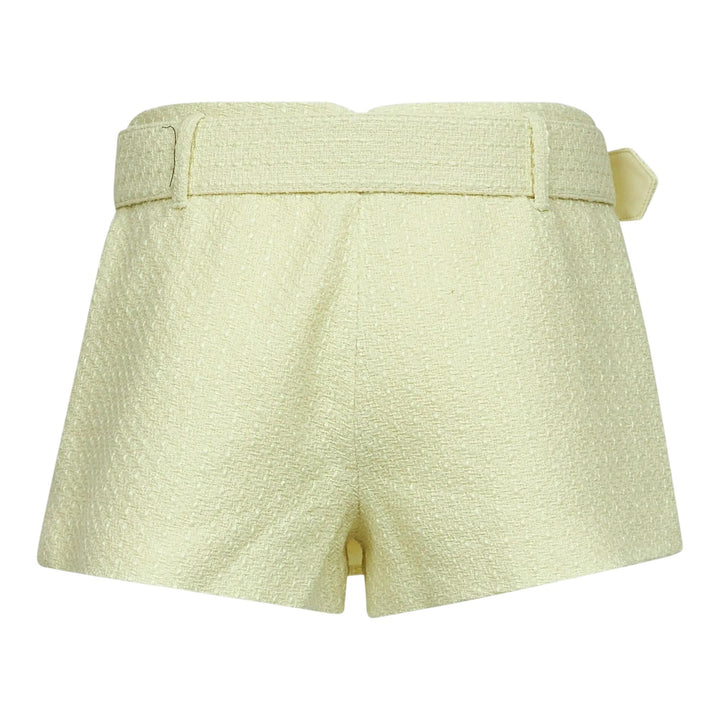 Club21 - Self-Portrait - Yellow Boucle Skort - SHORTS - Yellow