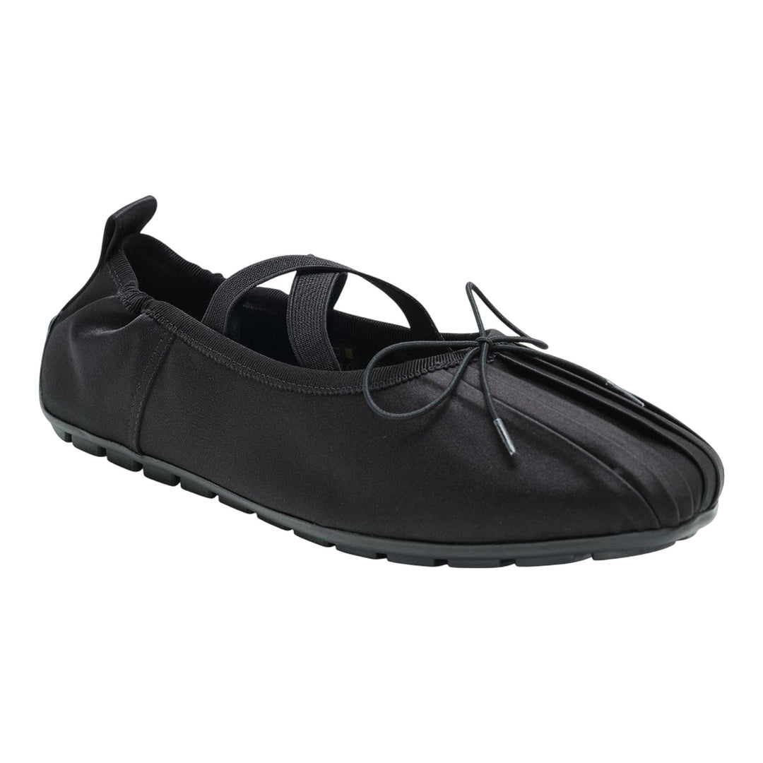 Club21 - Simone Rocha - Ballerina Grip Satin - FLAT SHOES - Black