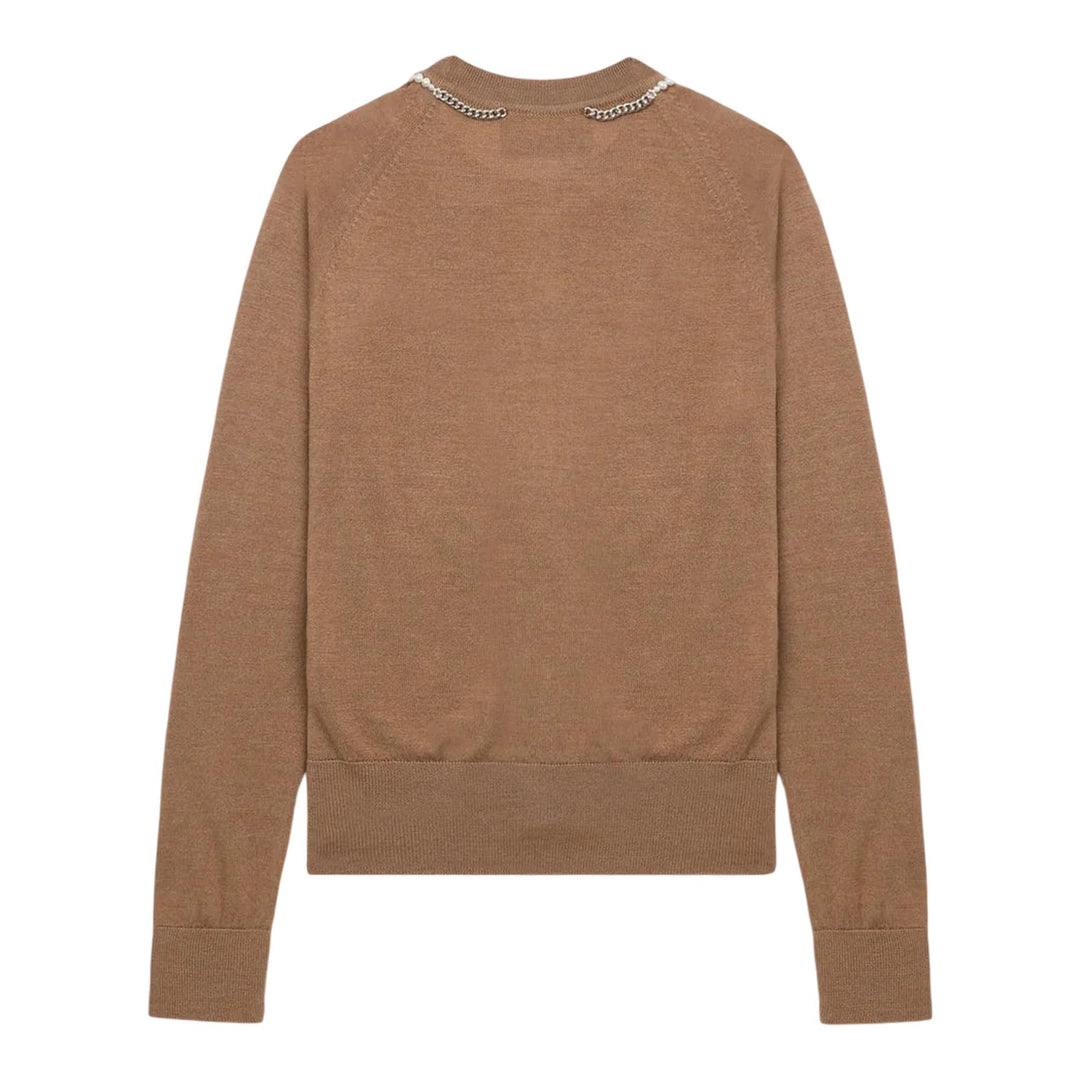 Club21 - Simone Rocha - Classic Long Sleeve Cardigan - CARDIGANS - Brown