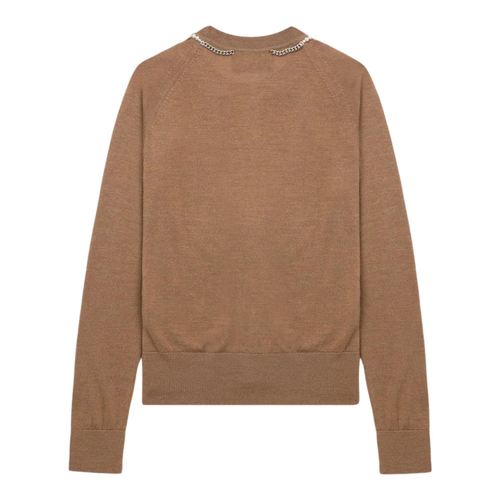 Club21 - Simone Rocha - Classic Long Sleeve Cardigan - CARDIGANS - Brown
