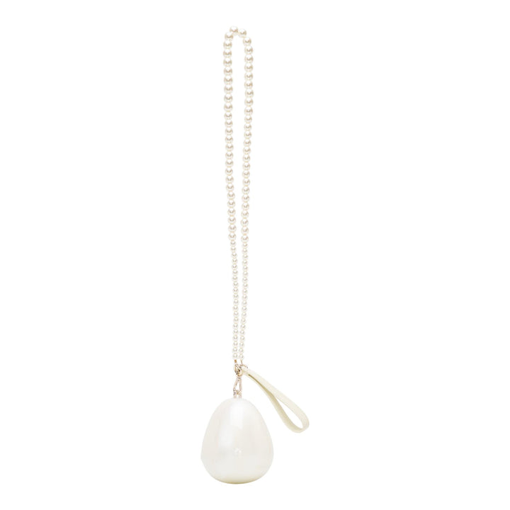 Club21 - Simone Rocha - Micro Egg Bag With Pearl Crossbody - CROSS BODY - White
