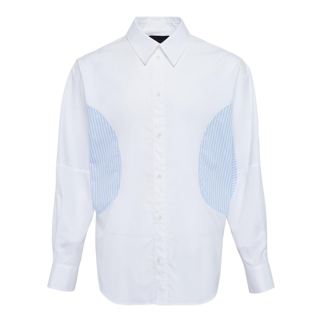 Club21 - Simone Rocha - Relaxed Patchwork Egg Shirt - SHIRTS - White