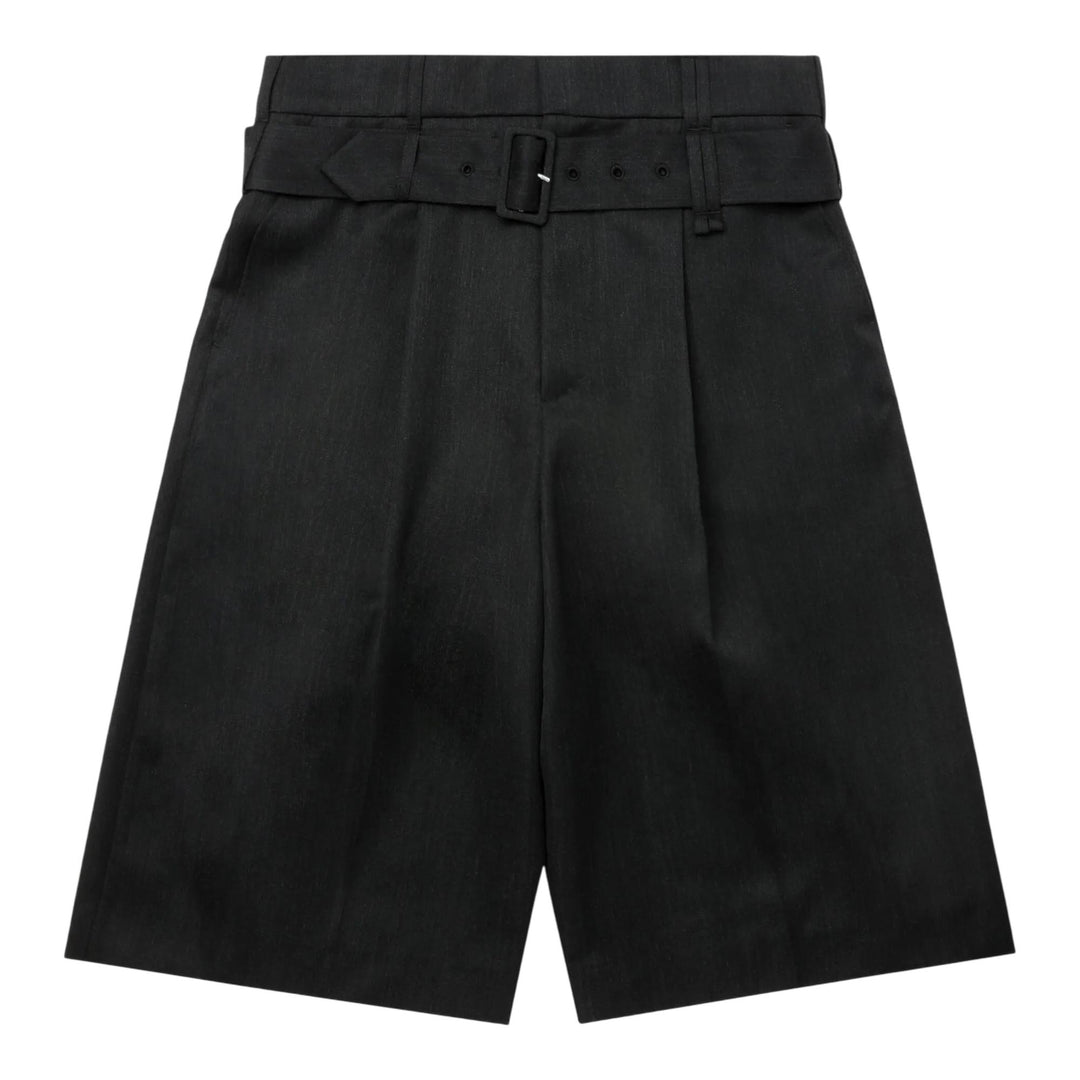 Club21 - Simone Rocha - Wide Leg Multi Belt Loop Shorts - SHORTS - Charcoal