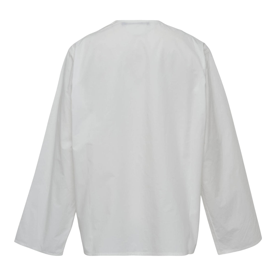 Club21 - Sofie D'Hoore - Long Sleeve Shirt With Big Pocket - BLOUSES - Off-White