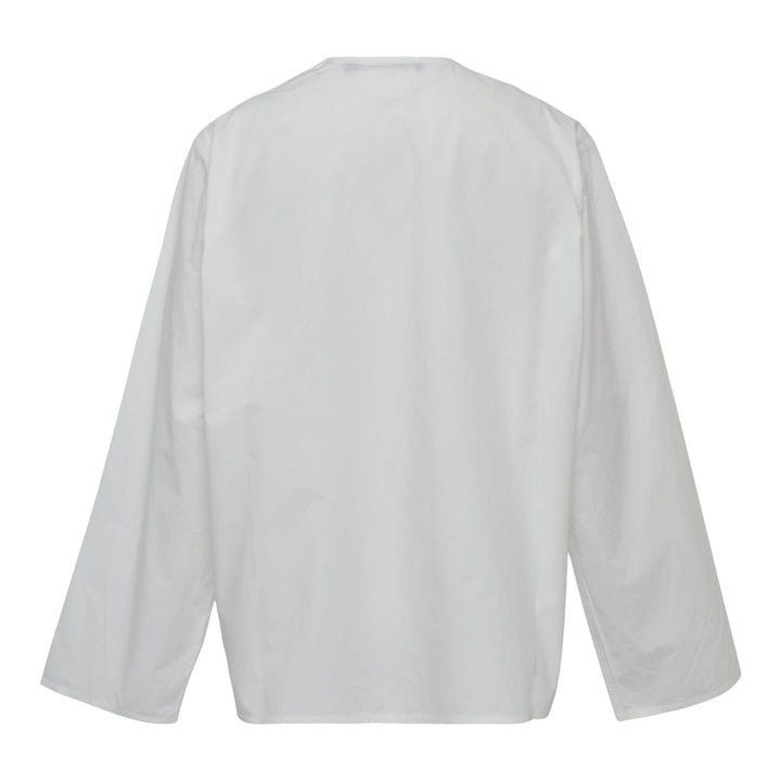 Club21 - Sofie D'Hoore - Long Sleeve Shirt With Big Pocket - BLOUSES - Off-White