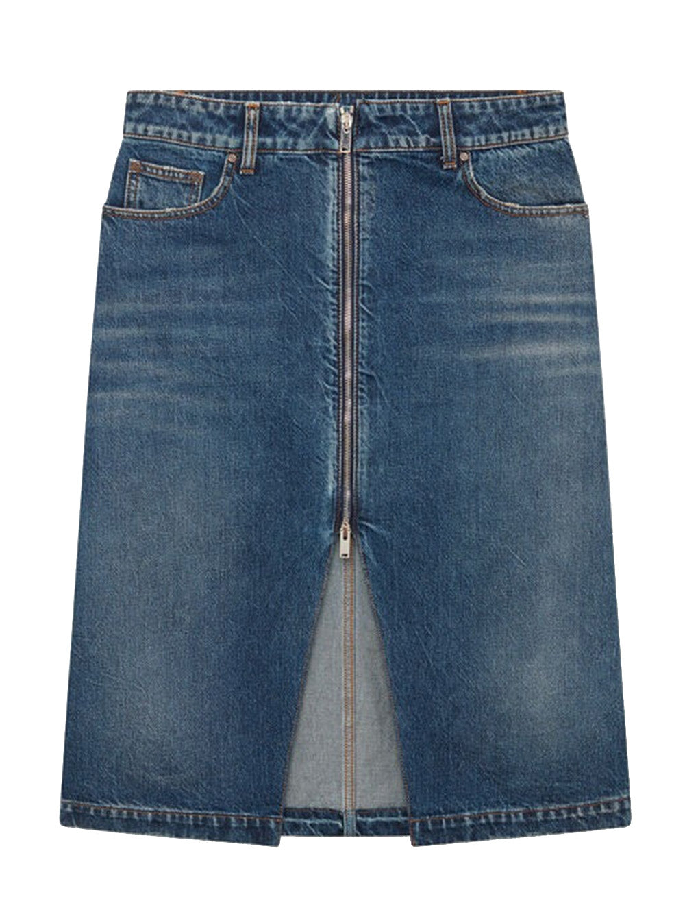    Stella-McCartney-Blue-Denim-Zip-Midi-Skirt-Denim-1