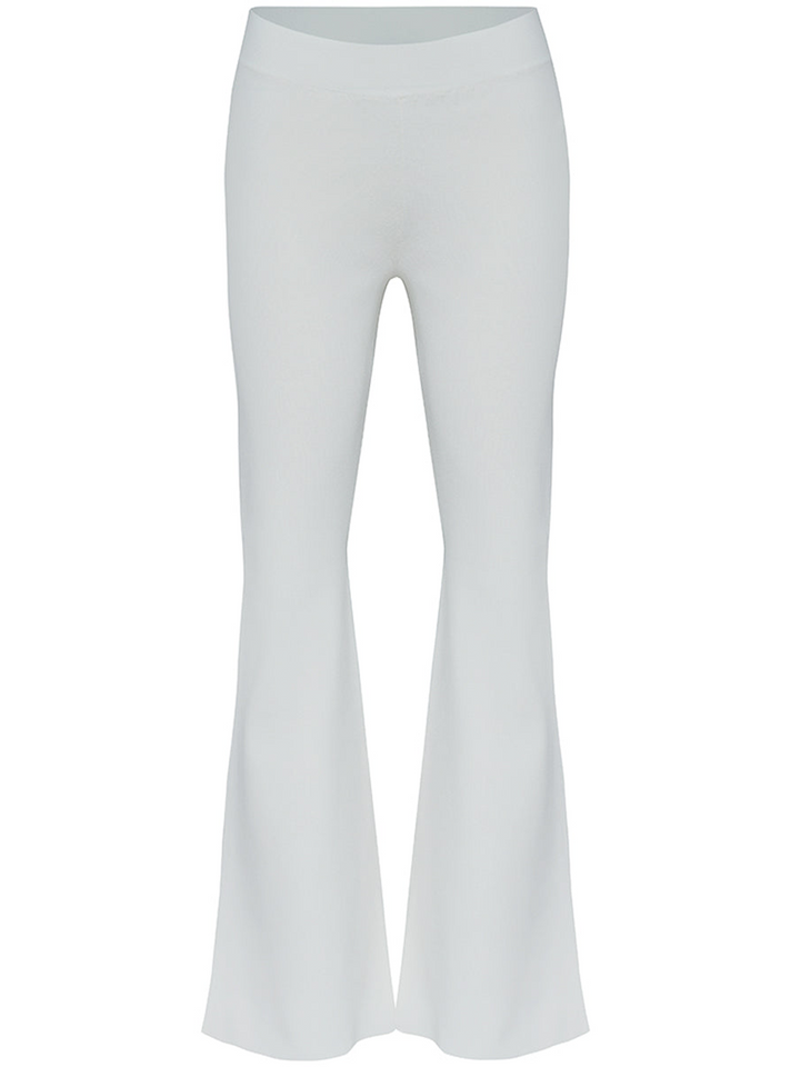 Stella McCartney Compact Knit Trousers White 1