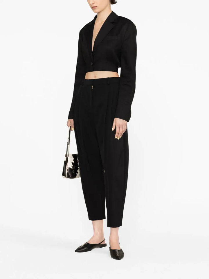 Stella-McCartney-Cropped-Pleated-Trousers-Black-4