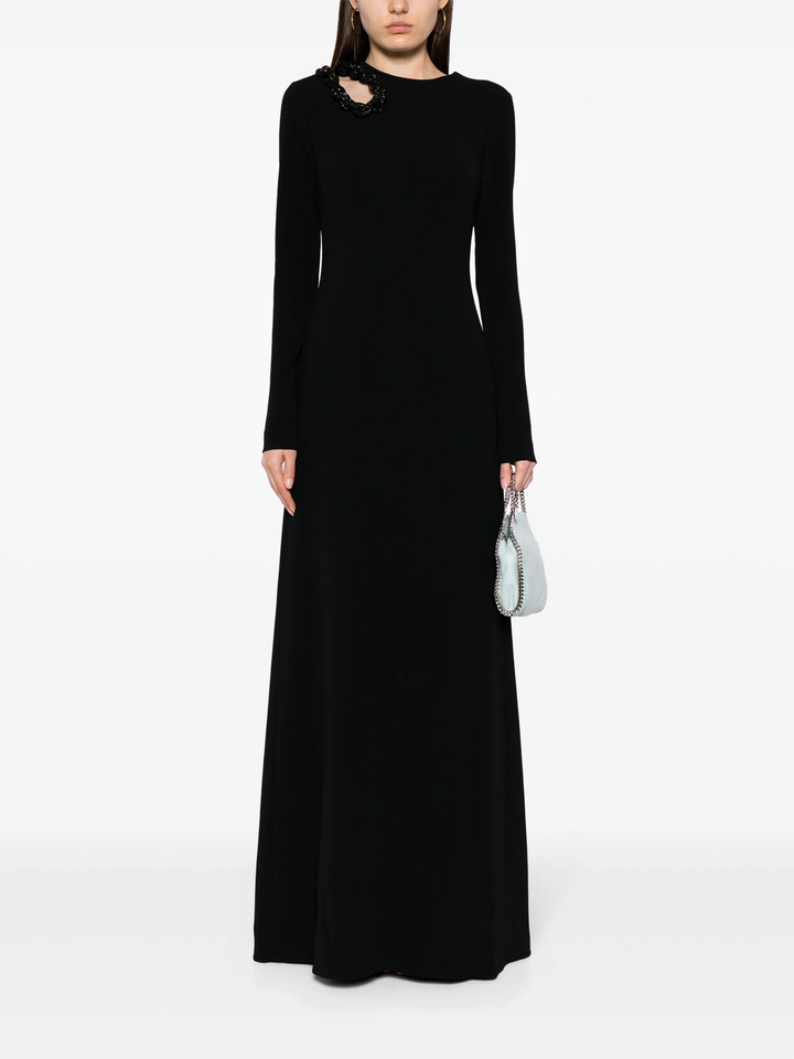 Stella-McCartney-Crystal-Braided-Shoulder-Cut-Out-Gown-Black-2