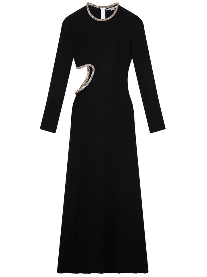 Stella McCartney Embelished Gown With Waist Cut Black 1