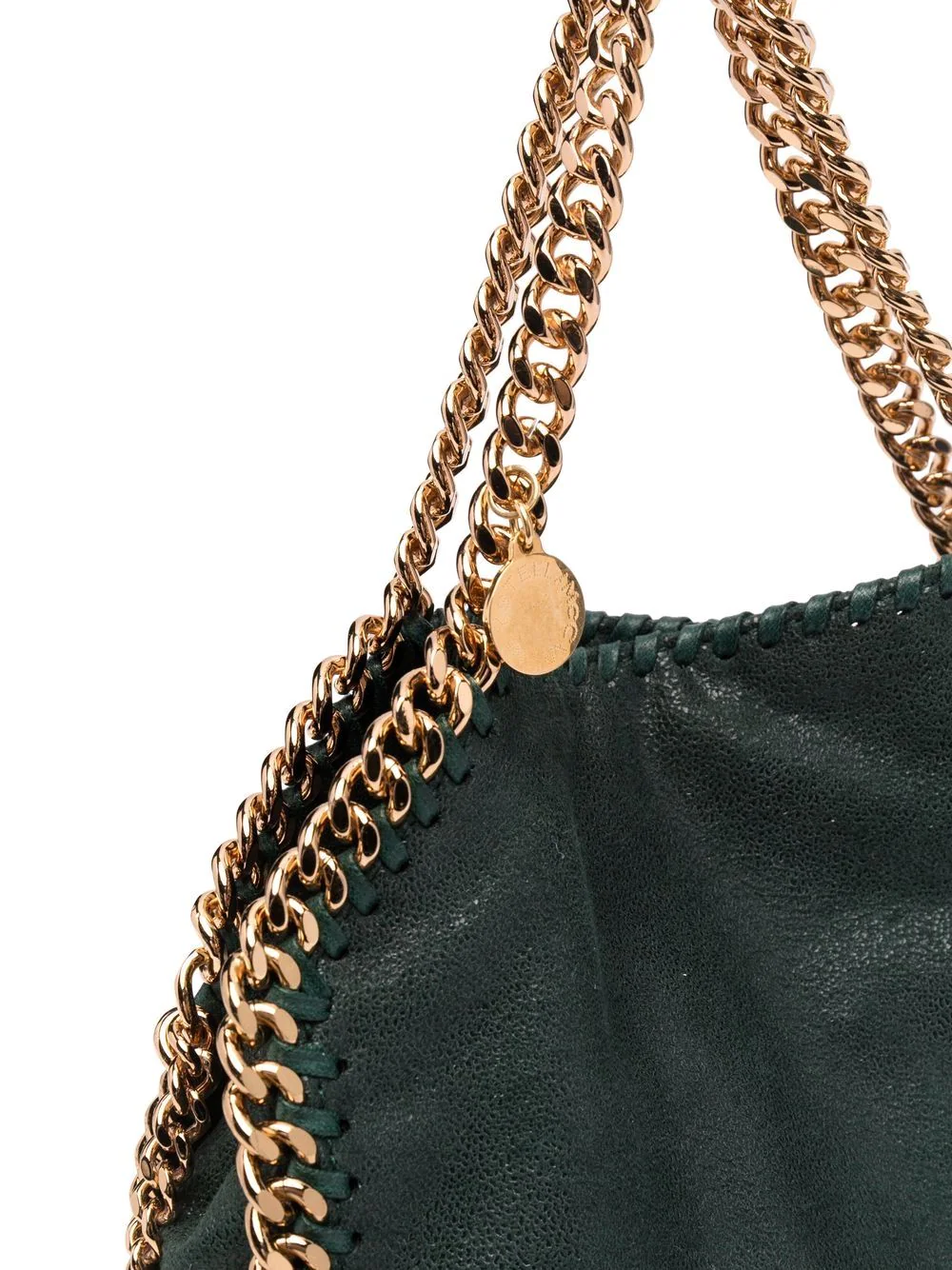 Stella McCartney Falabella Mini Tote Gold Chain Black 4