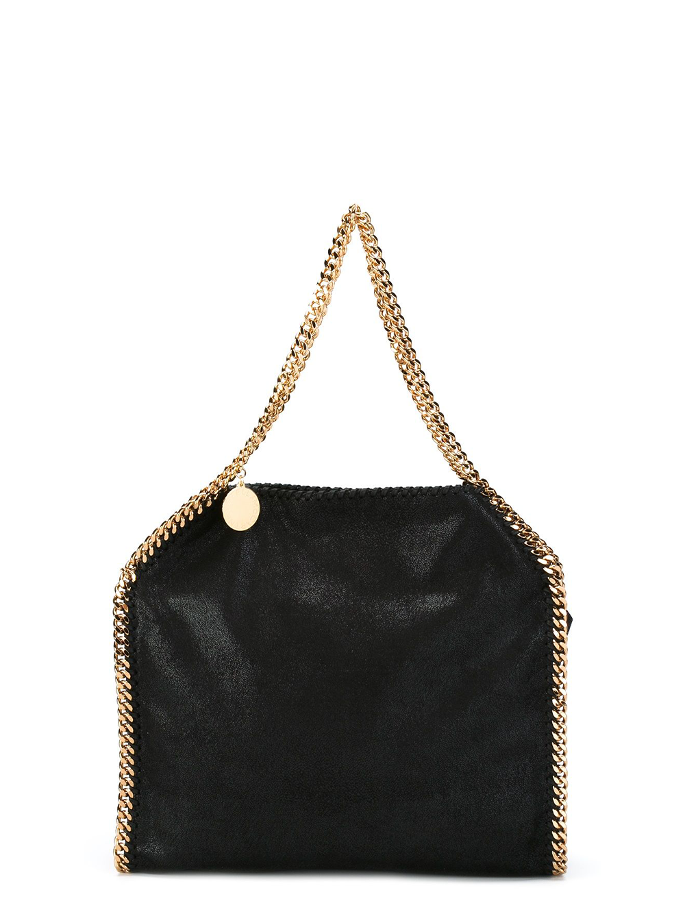 Stella McCartney Falabella Small Tote Shag Gold Black 1