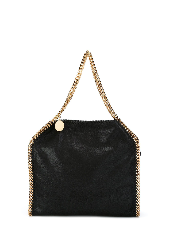 Stella McCartney Falabella Small Tote Shag Gold Black 1